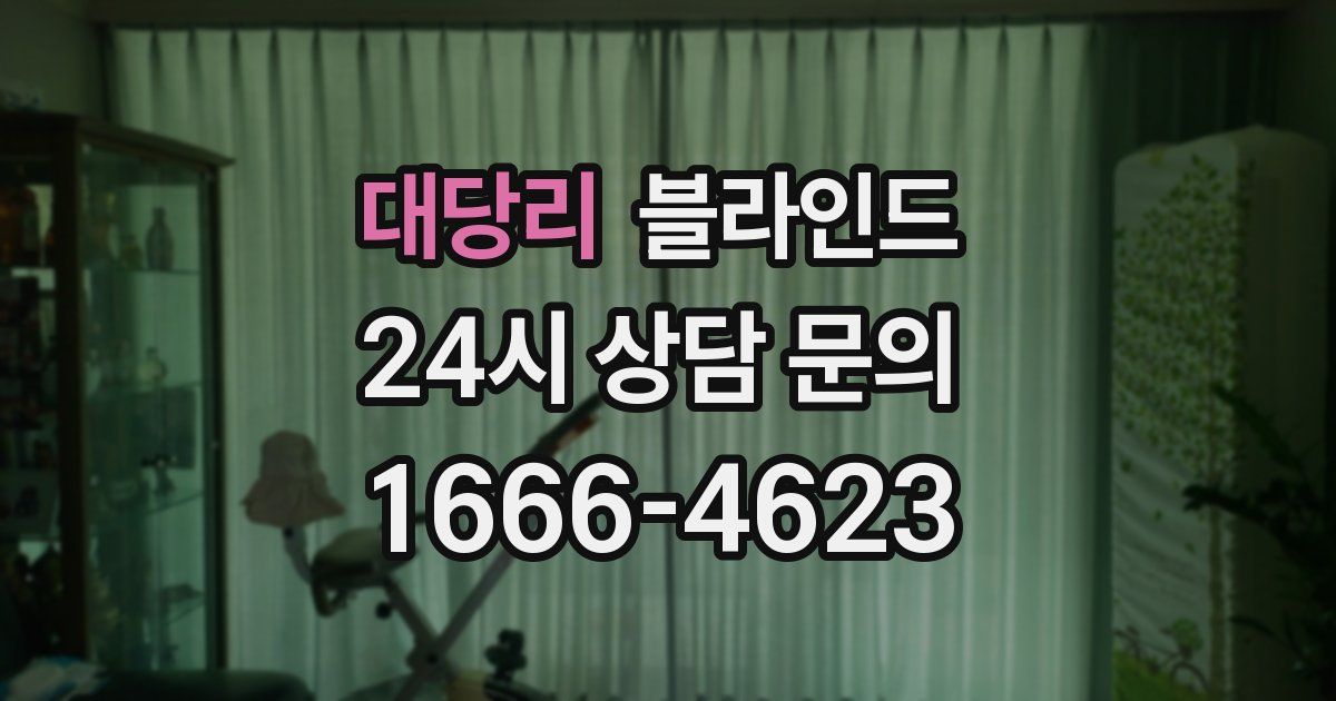 대당리 블라인드