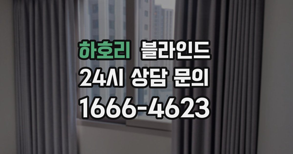 하호리 블라인드