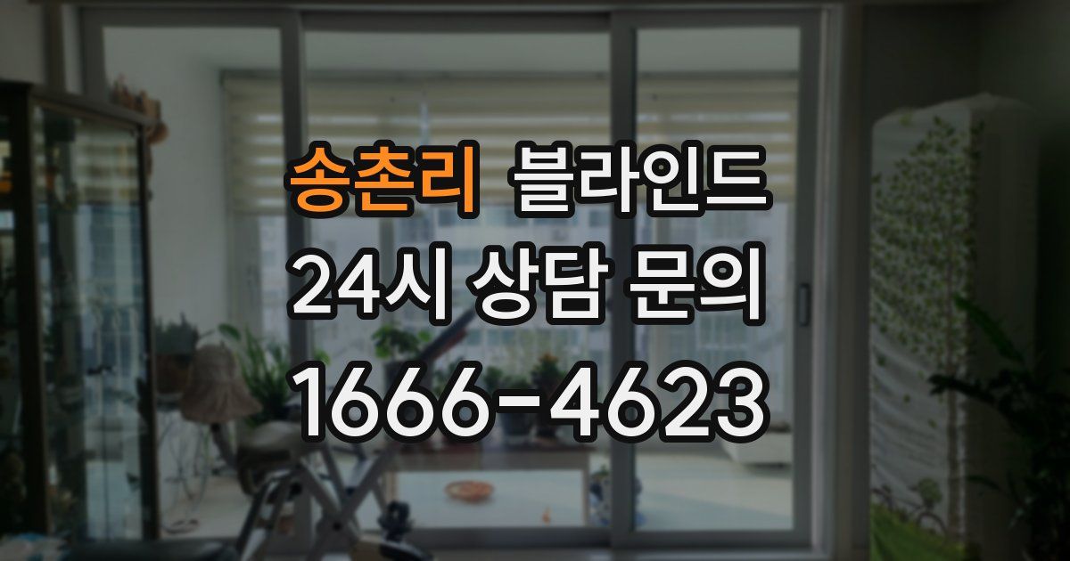송촌리 블라인드