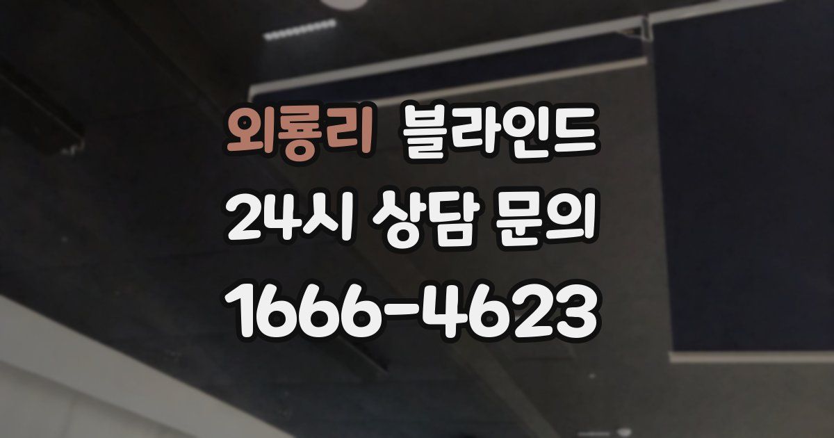 외룡리 블라인드
