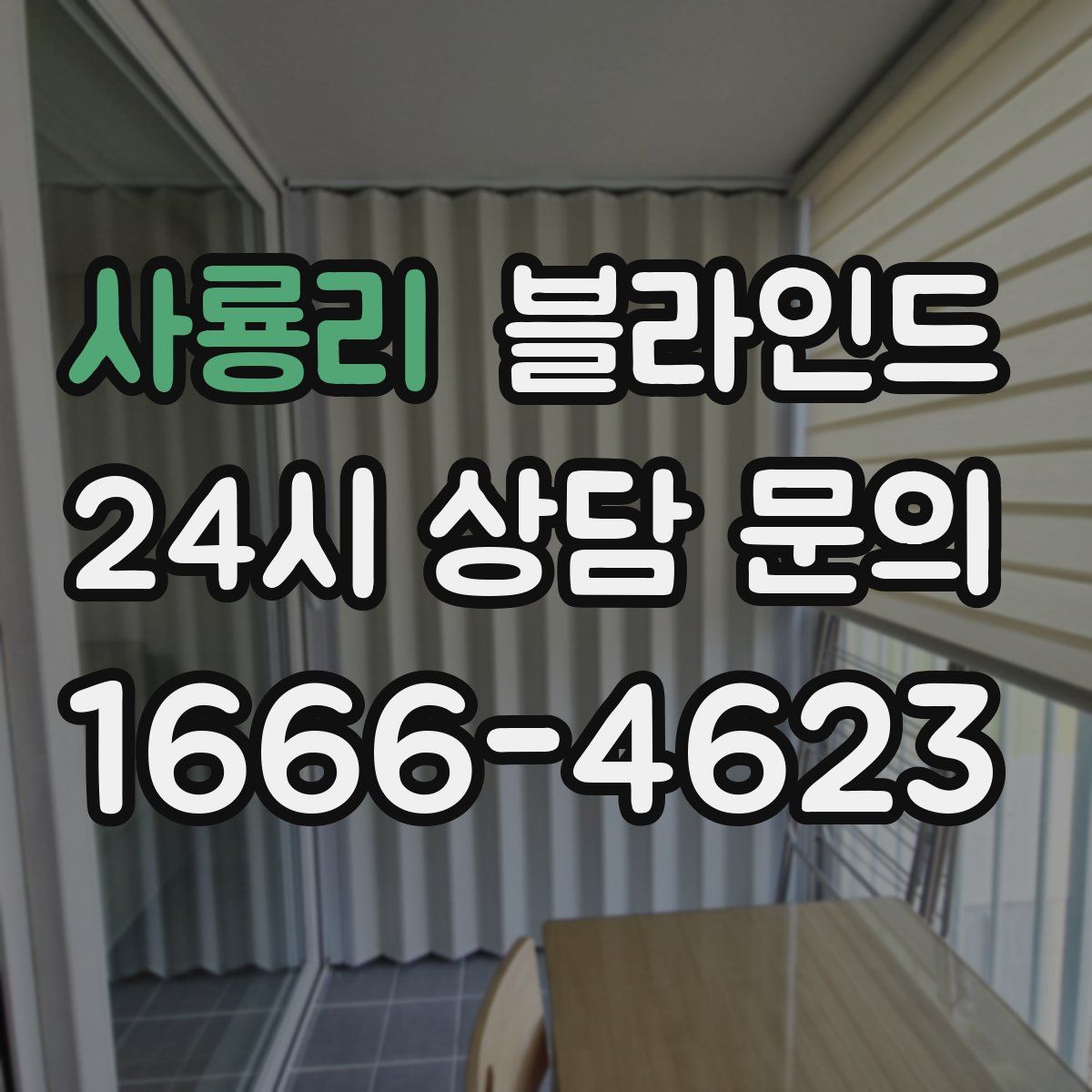 사룡리 블라인드
