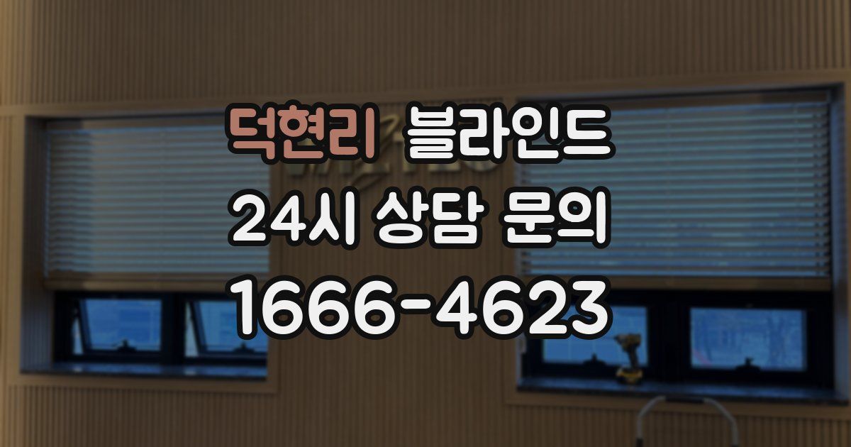 덕현리 블라인드