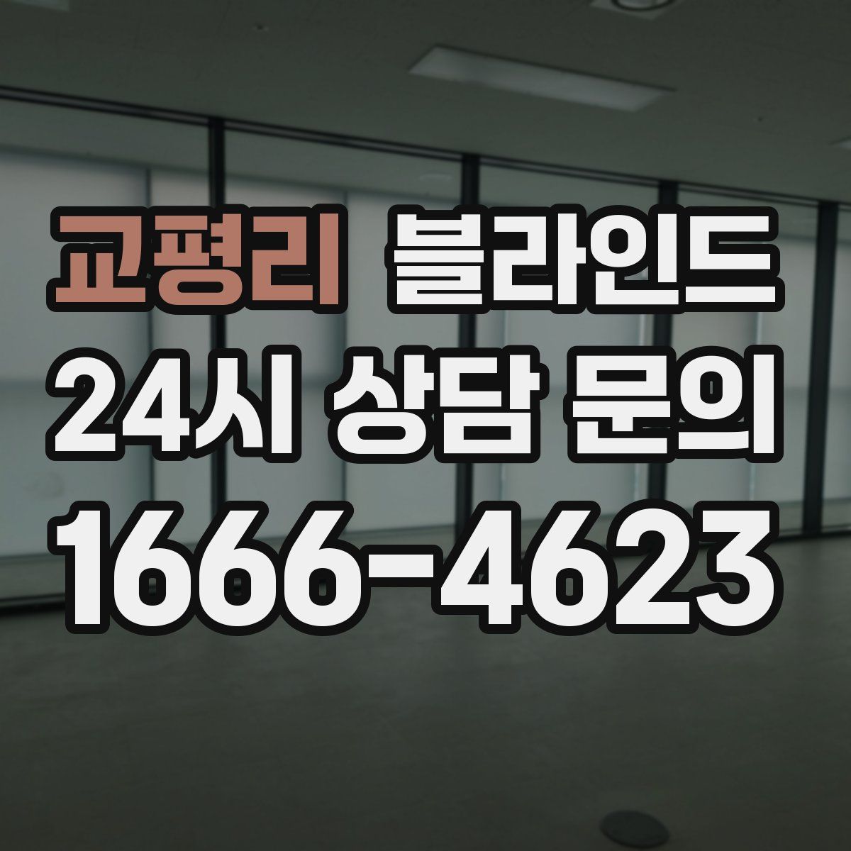 교평리 블라인드