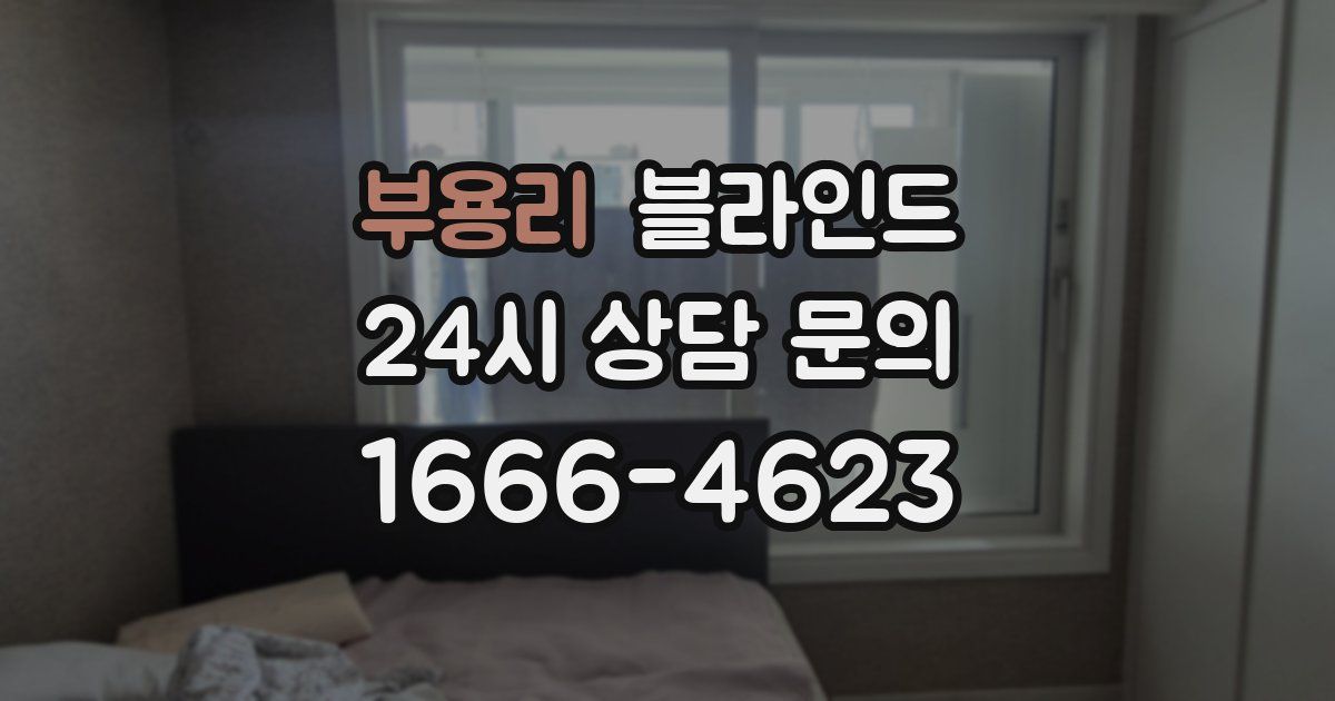 부용리 블라인드