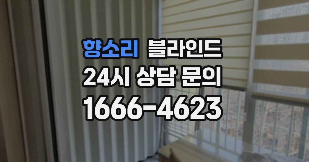 향소리 블라인드