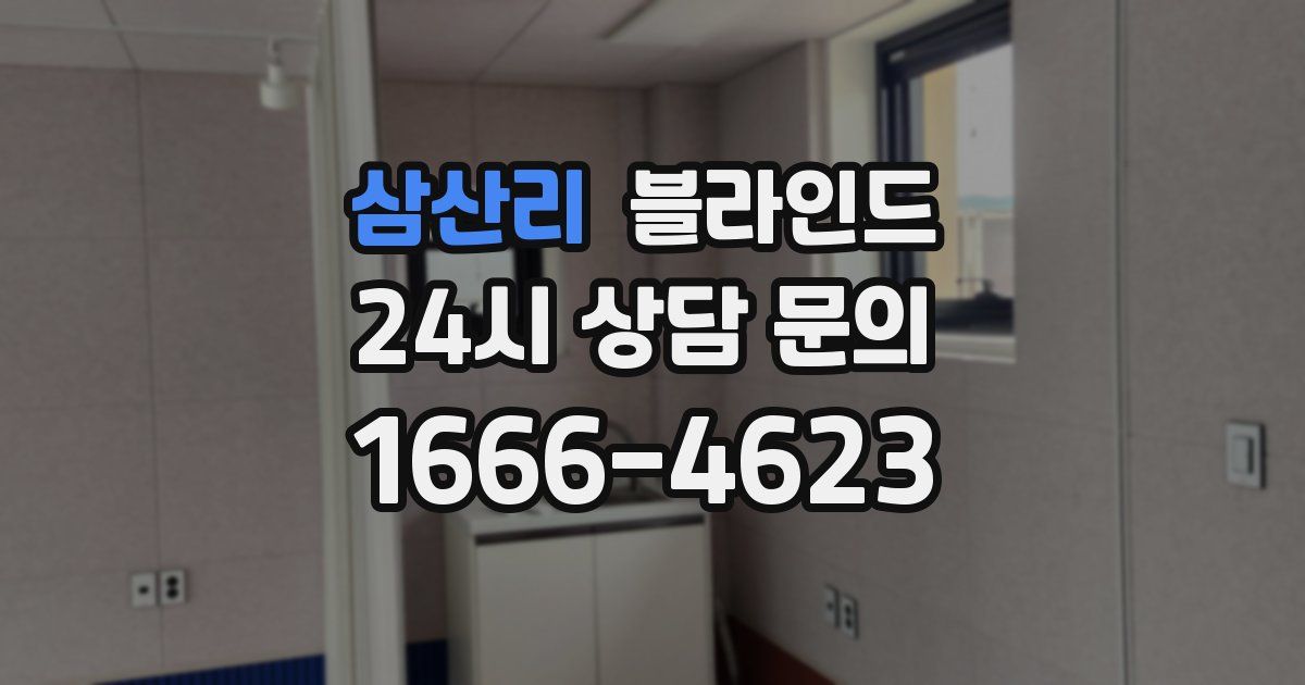 삼산리 블라인드