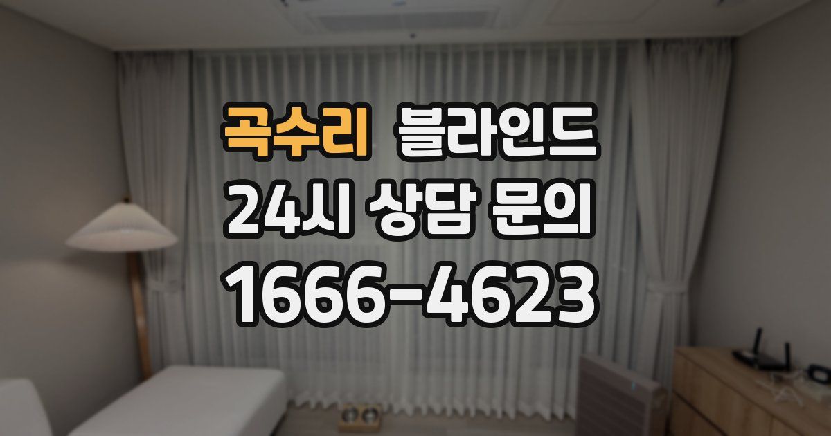 곡수리 블라인드