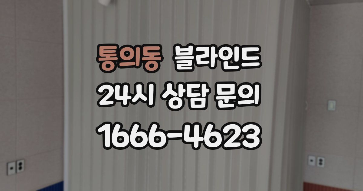 통의동 블라인드