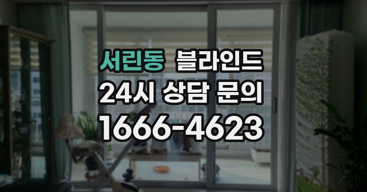 서린동 블라인드