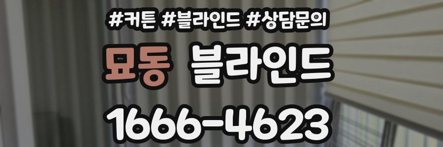 묘동 블라인드