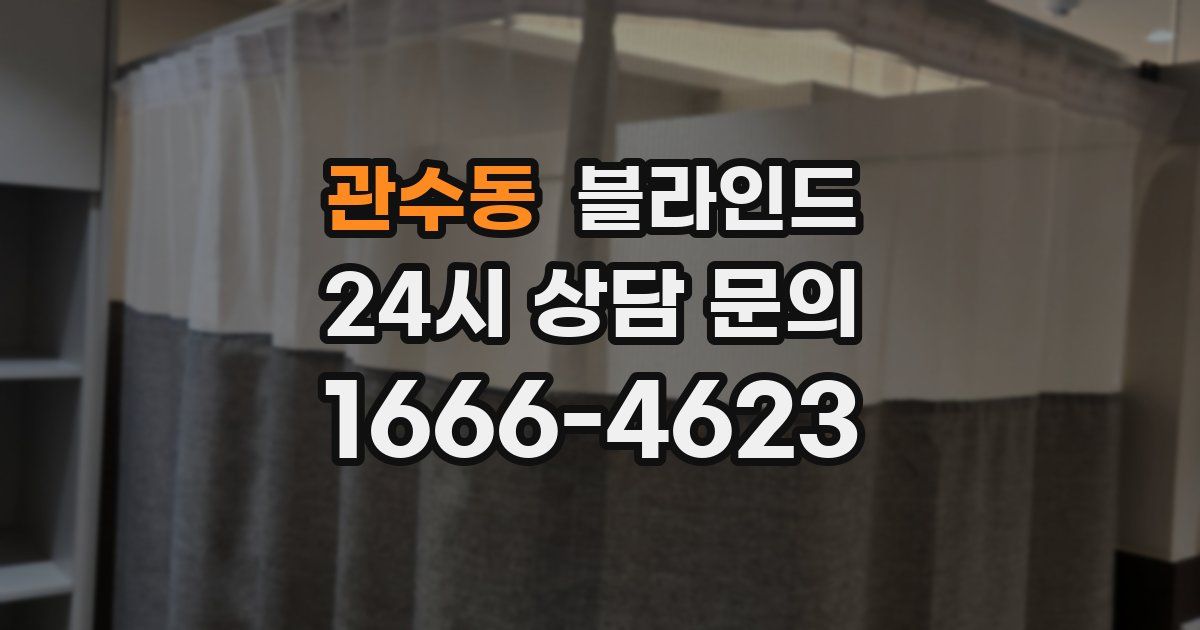 관수동 블라인드