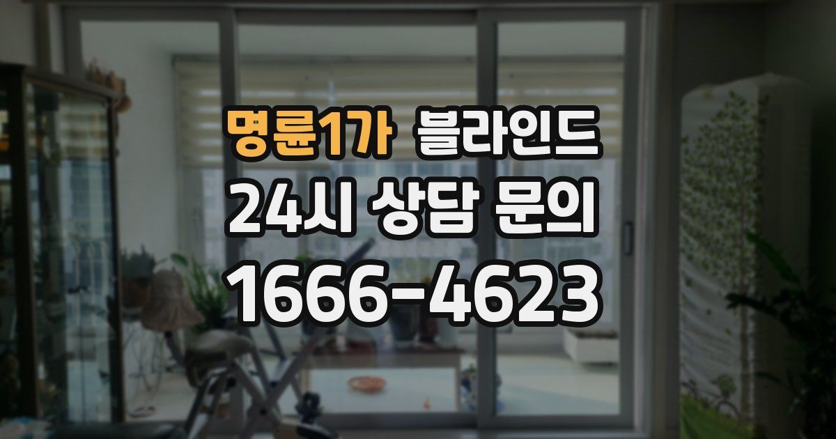 명륜1가 블라인드