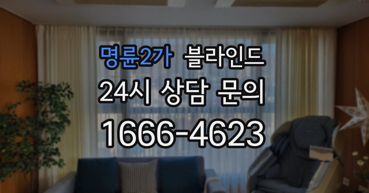 명륜2가 블라인드