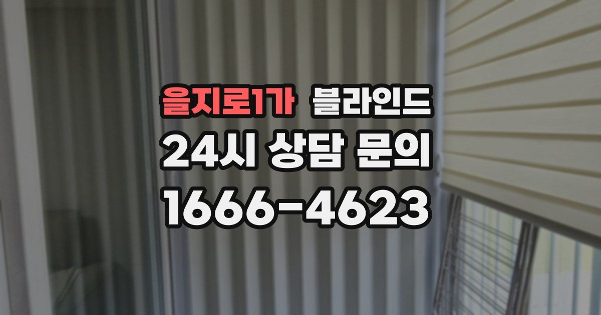 을지로1가 블라인드