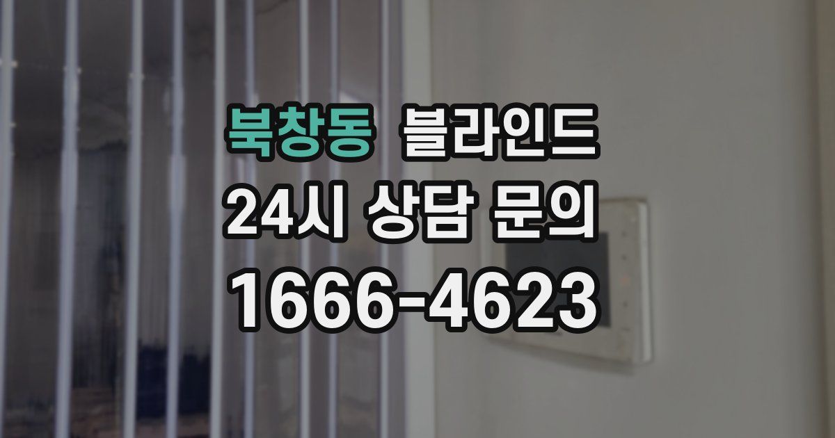 북창동 블라인드