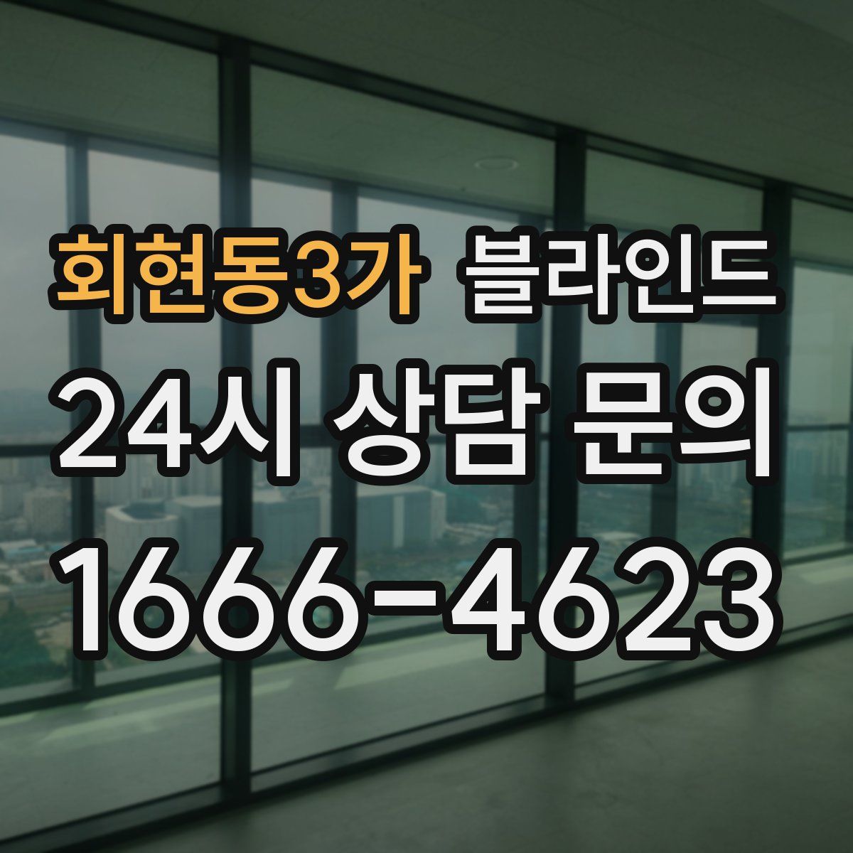 회현동3가 블라인드