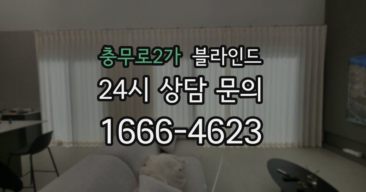 충무로2가 블라인드