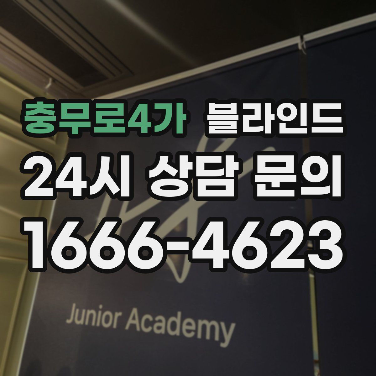 충무로4가 블라인드