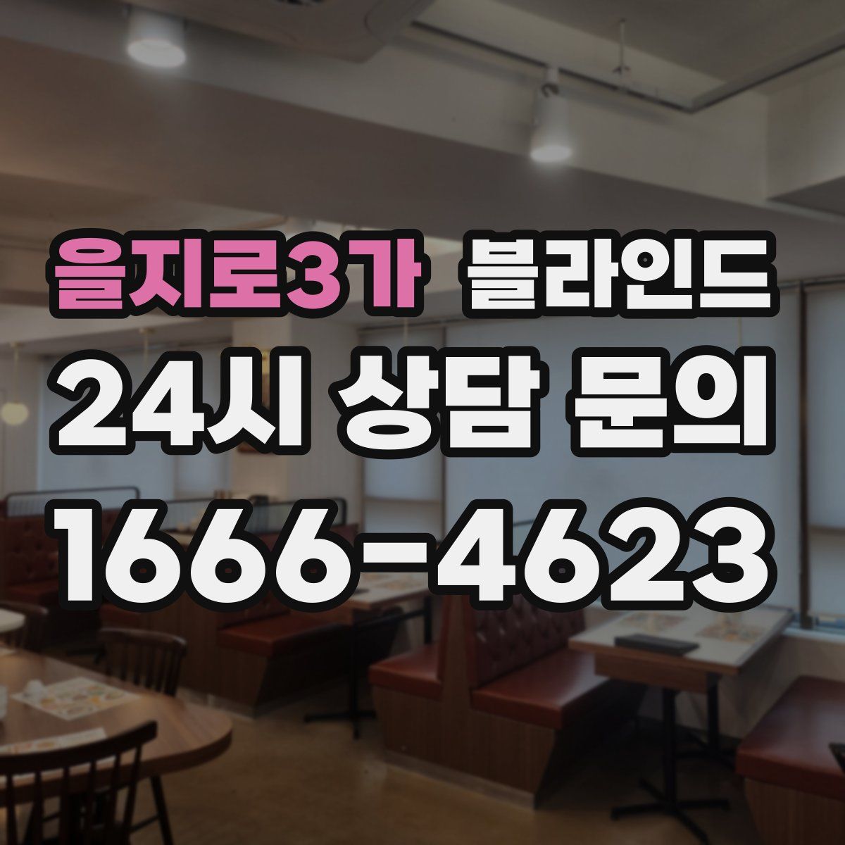 을지로3가 블라인드