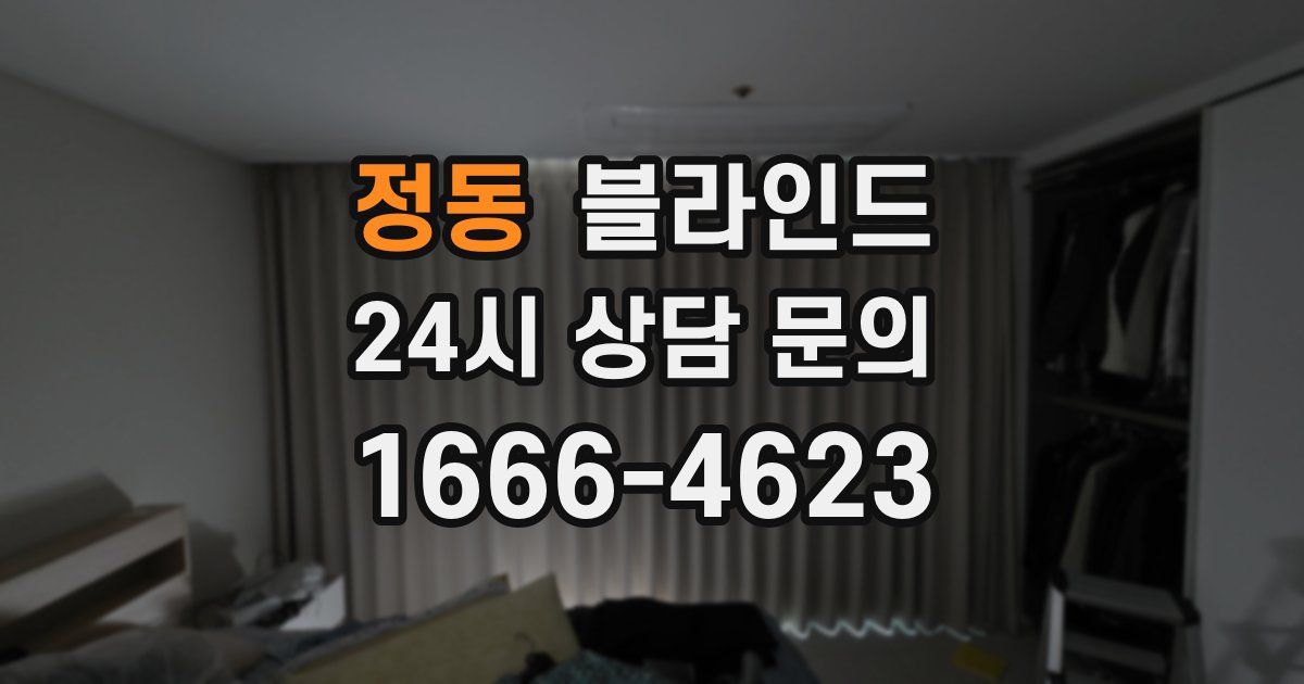 정동 블라인드