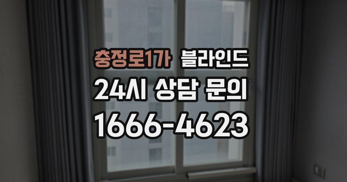 충정로1가 블라인드