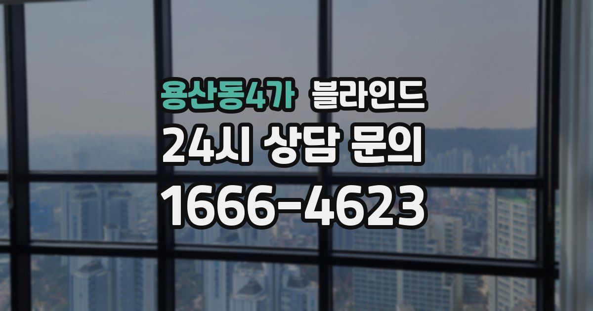 용산동4가 블라인드