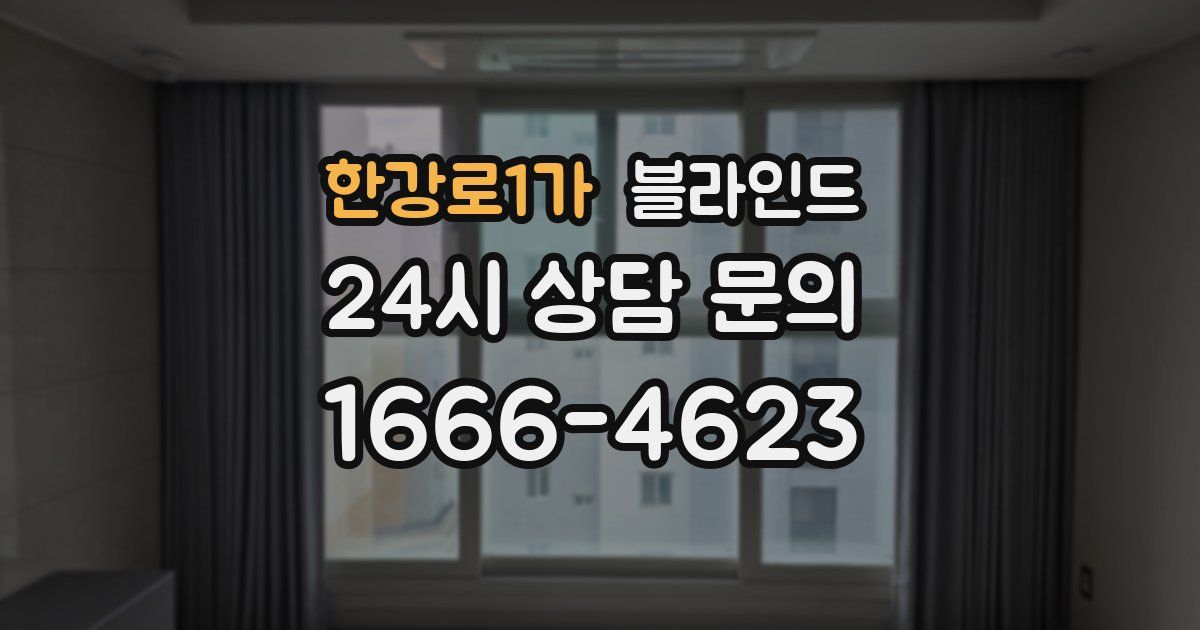 한강로1가 블라인드