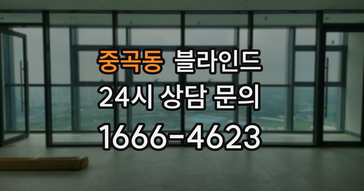 중곡동 블라인드