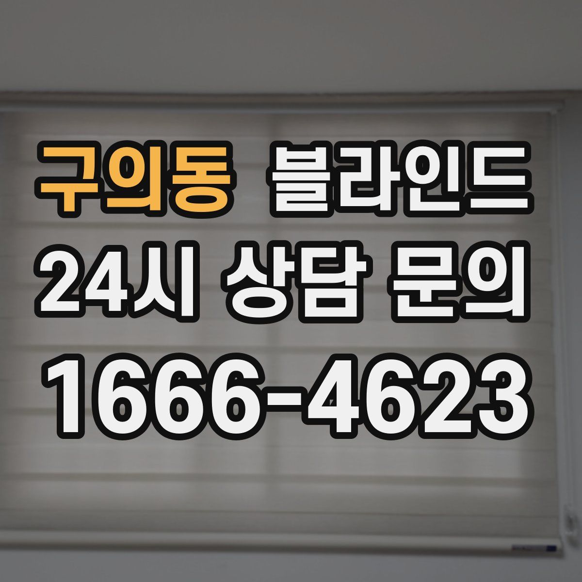 구의동 블라인드