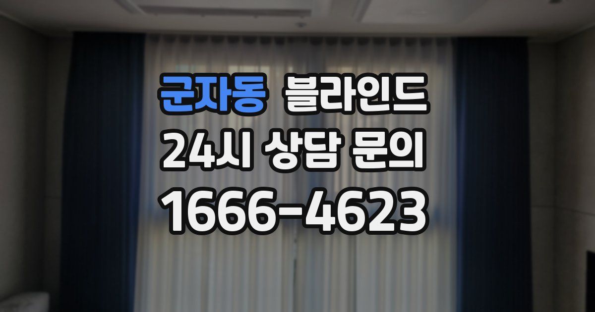 군자동 블라인드
