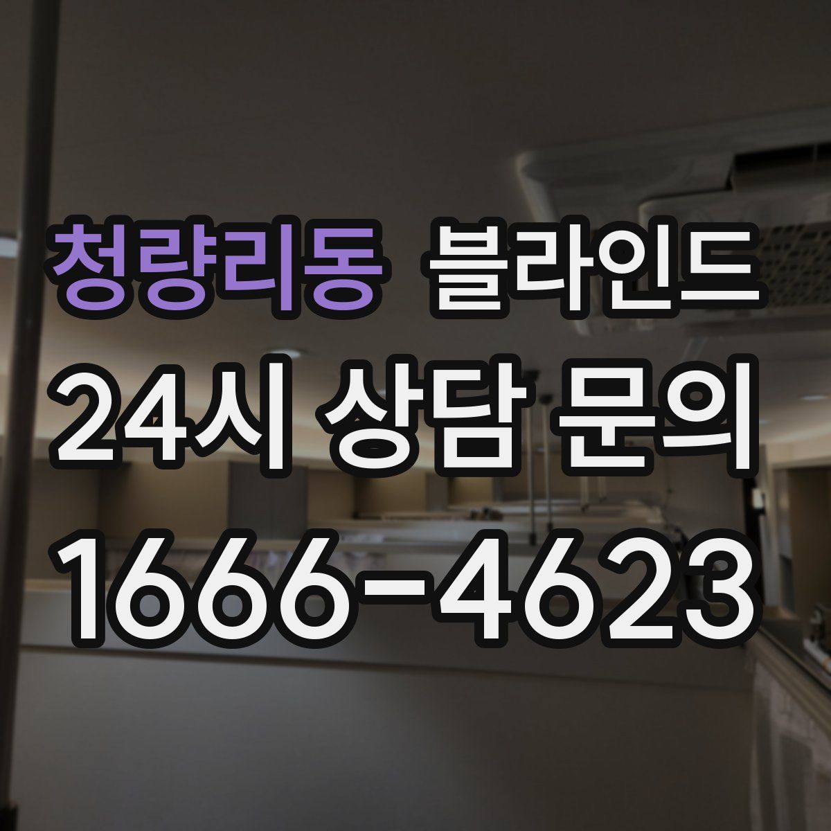 청량리동 블라인드