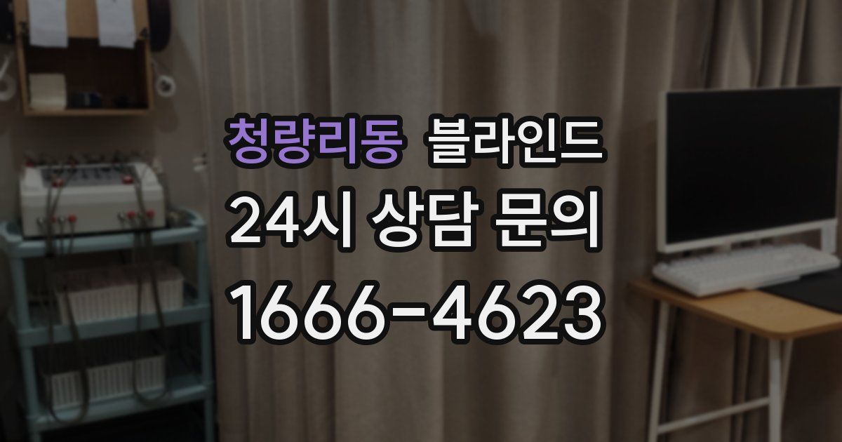 청량리동 블라인드