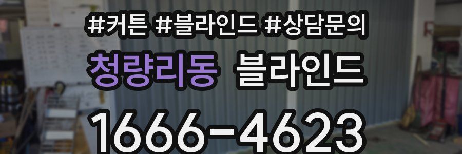 청량리동 블라인드