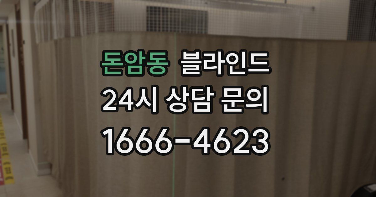 돈암동 블라인드