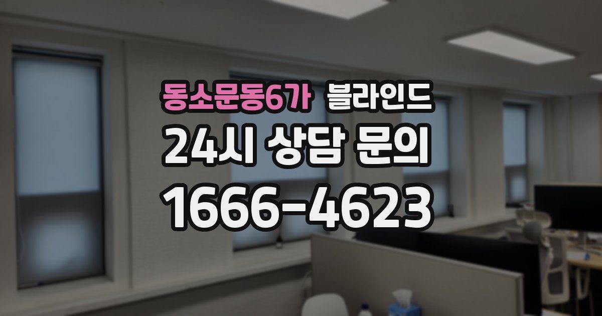 동소문동6가 블라인드