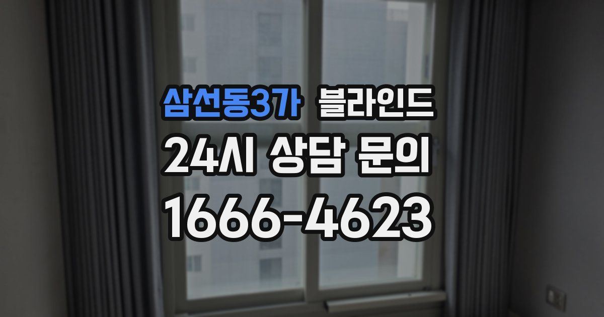 삼선동3가 블라인드