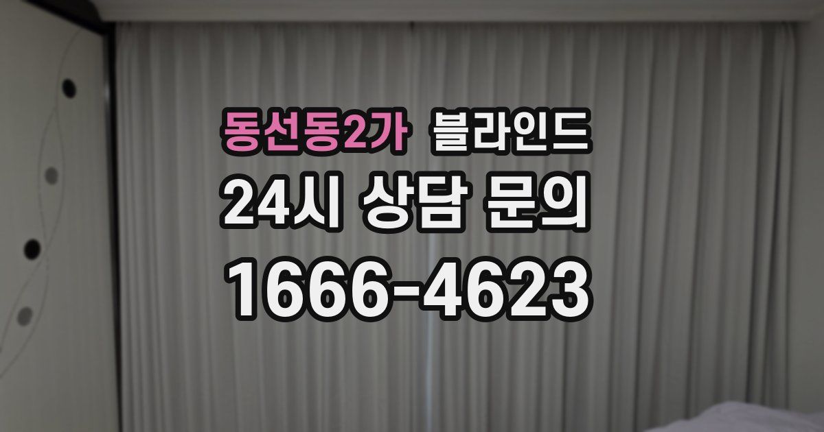 동선동2가 블라인드