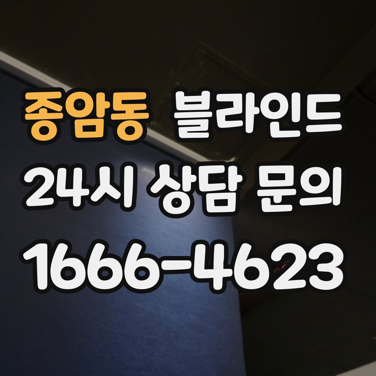 종암동 블라인드