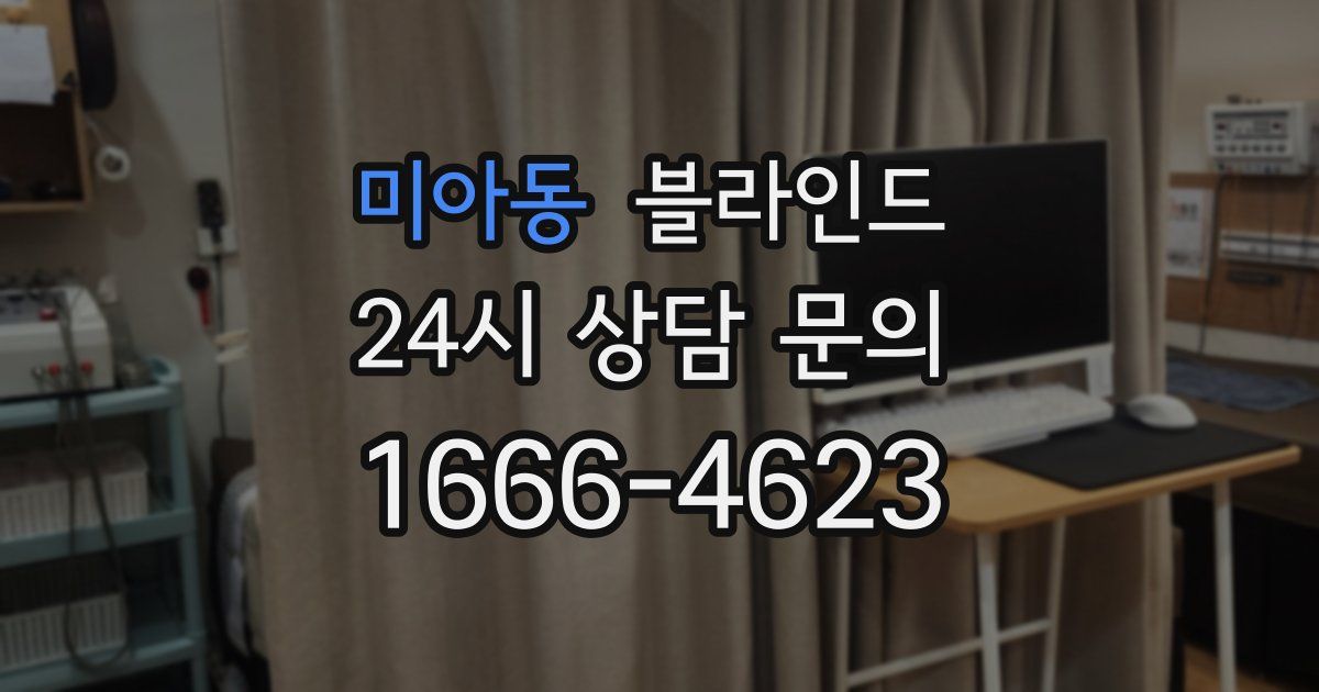미아동 블라인드