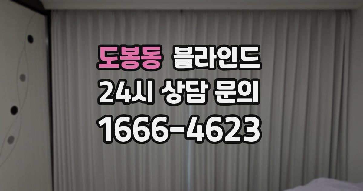 도봉동 블라인드