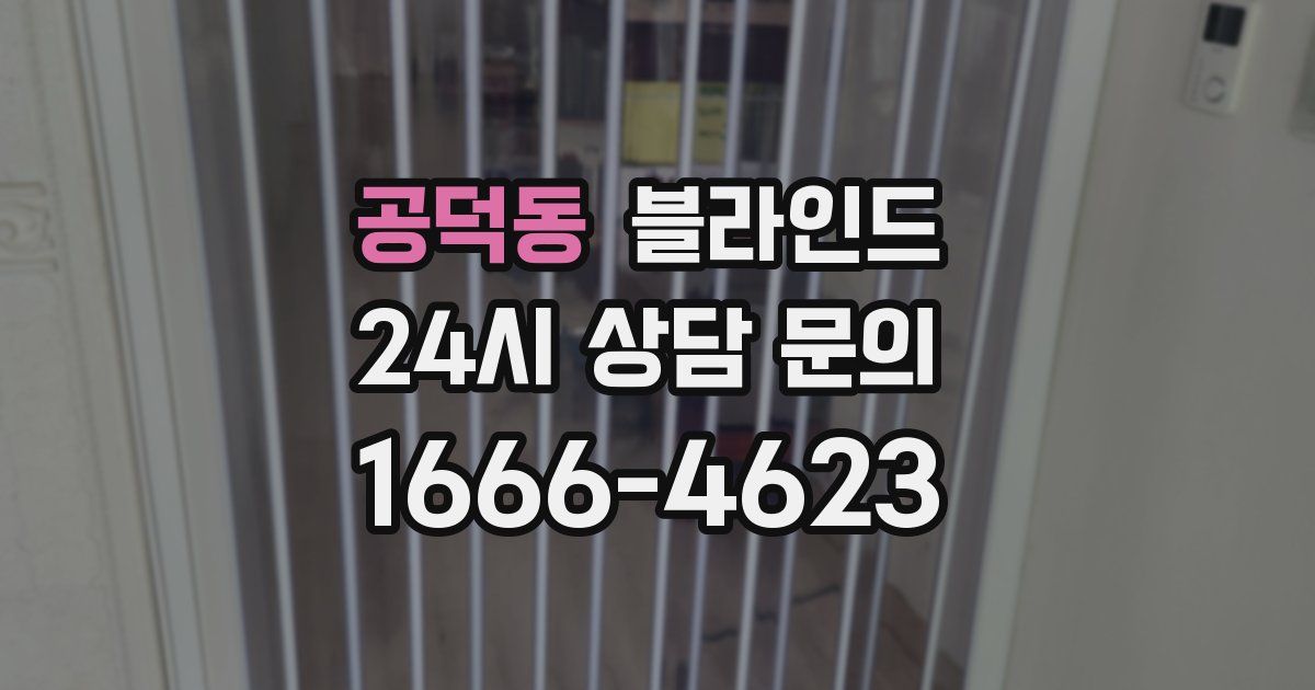 공덕동 블라인드