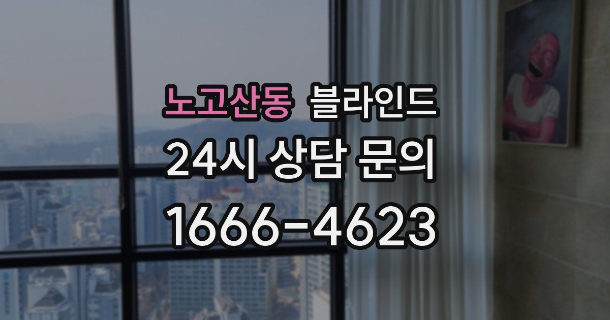 노고산동 블라인드