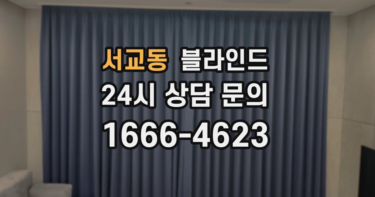 서교동 블라인드