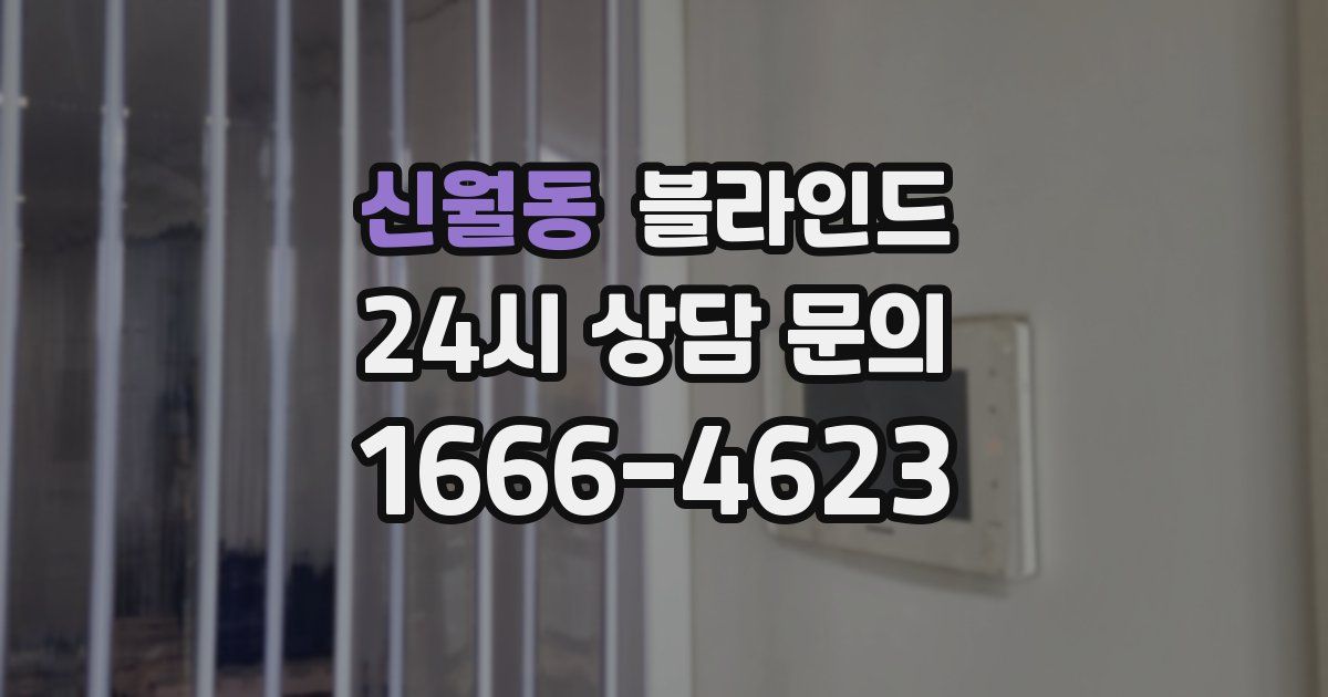 신월동 블라인드