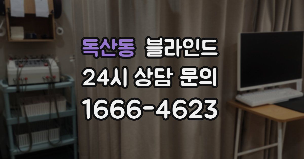 독산동 블라인드