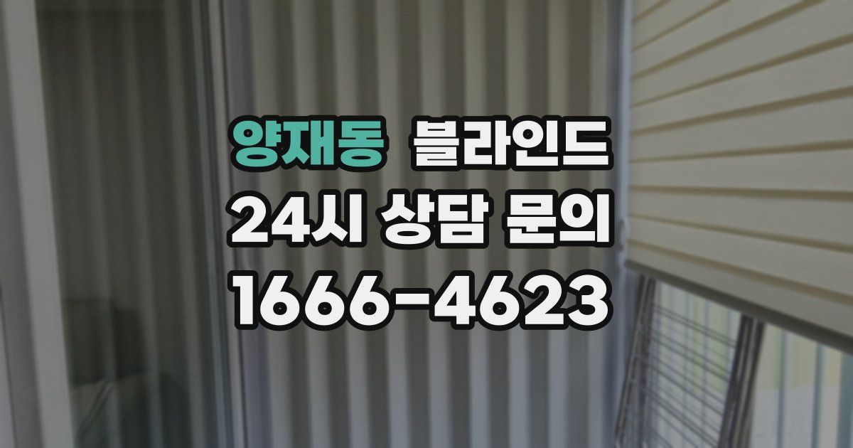 양재동 블라인드