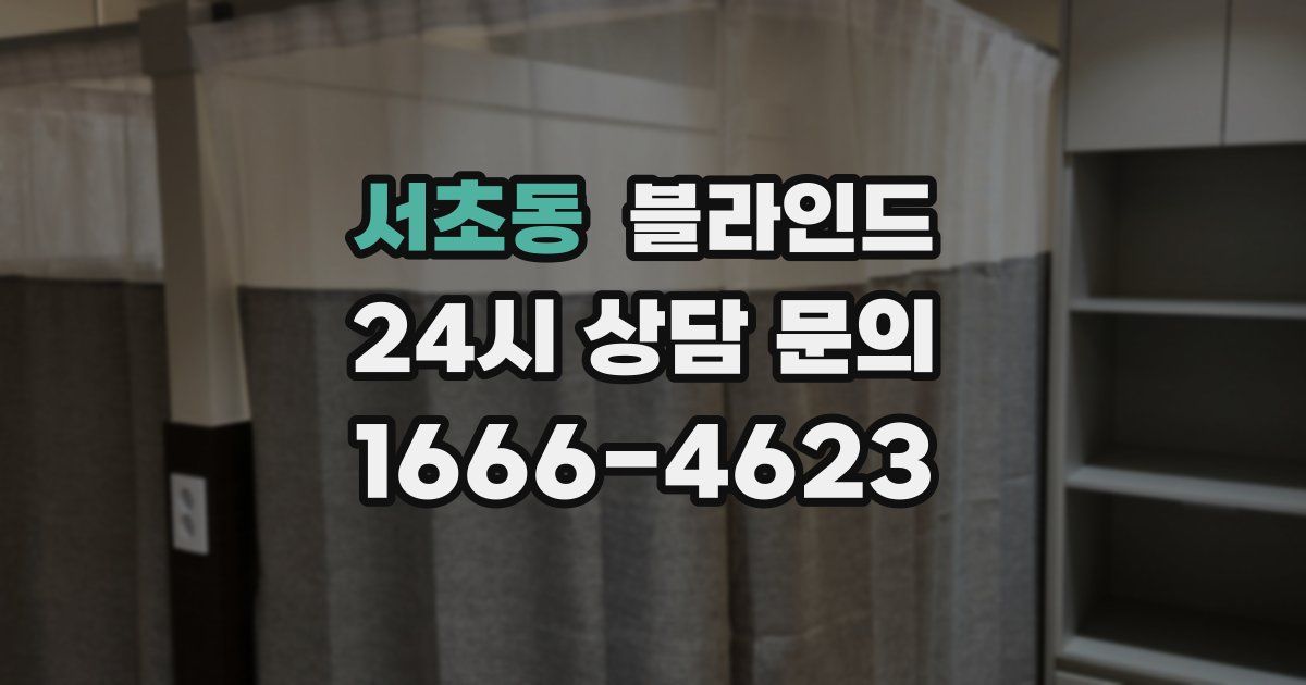 서초동 블라인드