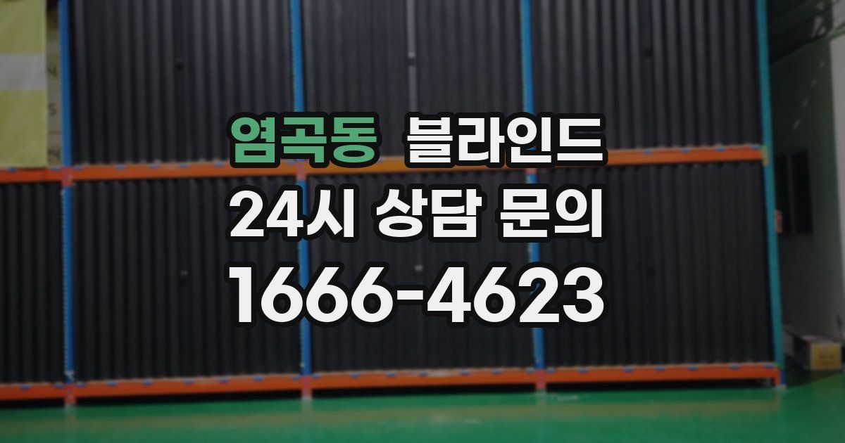 염곡동 블라인드