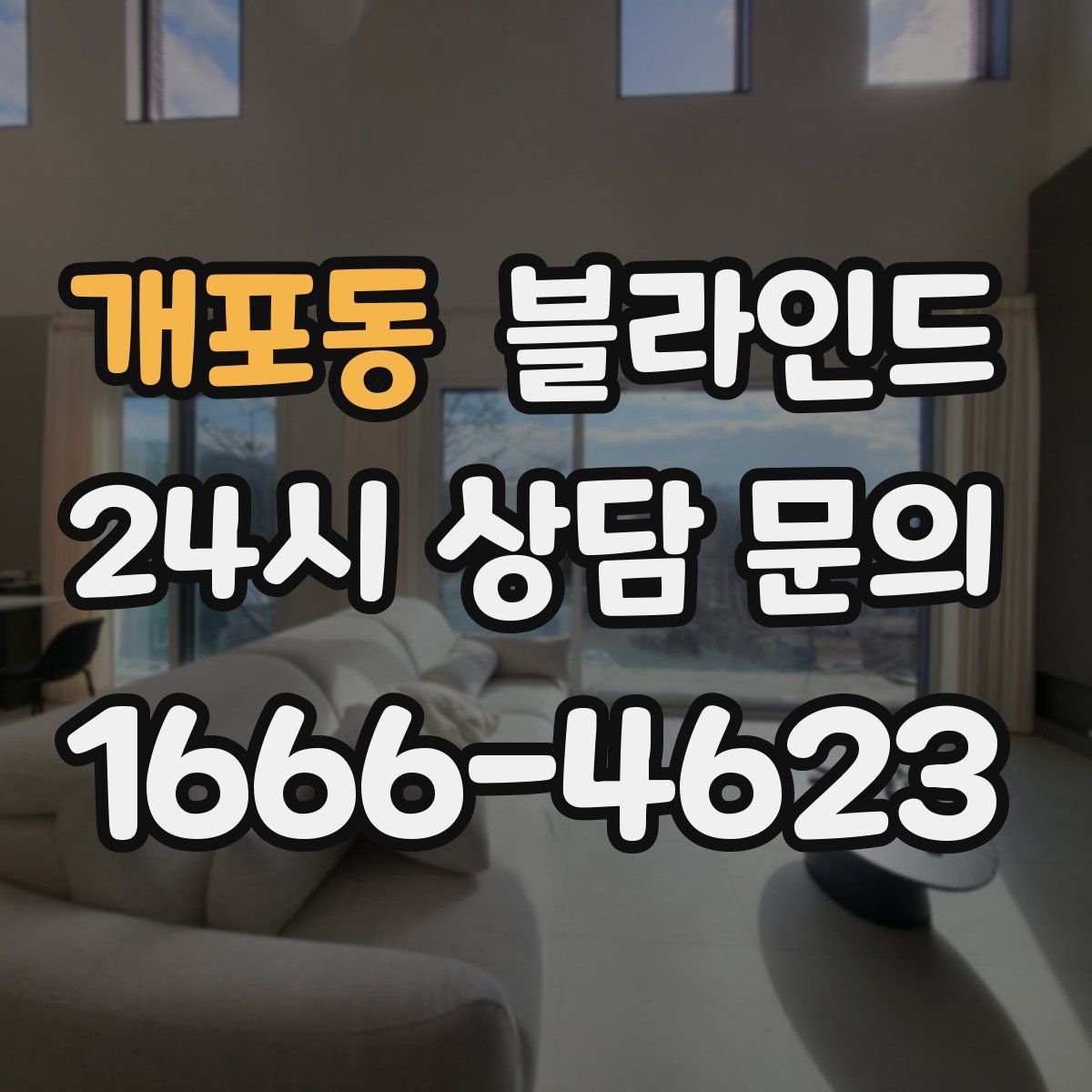 개포동 블라인드