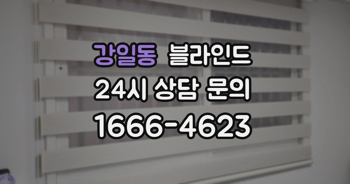 강일동 블라인드